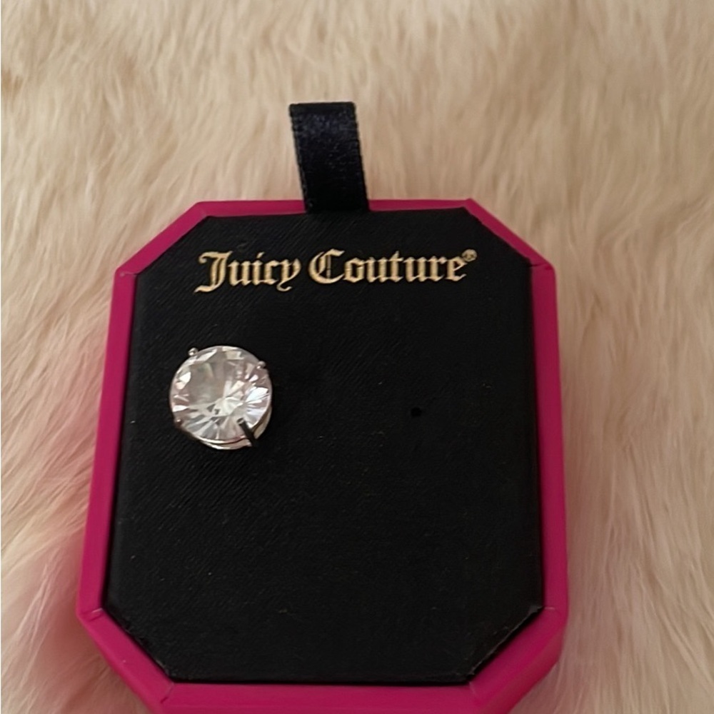 925 Sterling Silver Single Stud Earring w/CZ Stone